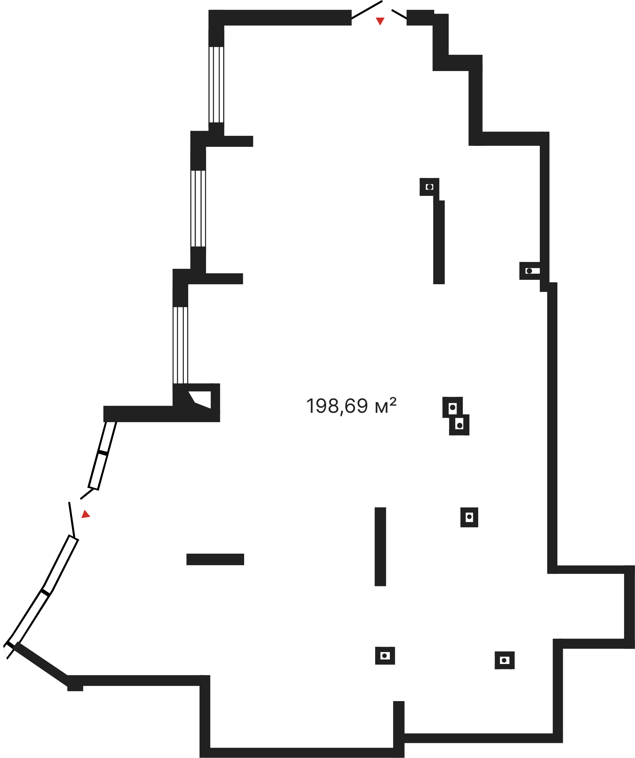 0 комнат, 198,69 м²